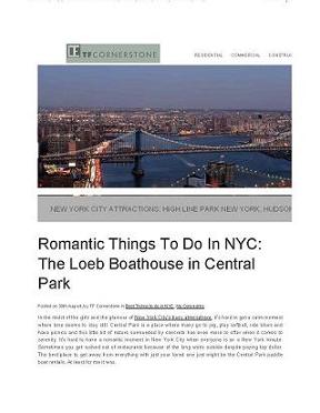 Romantic Things To Do In NYC
