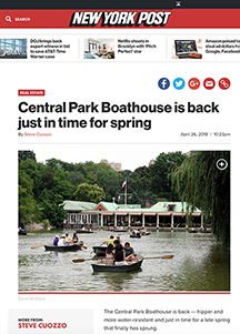 Central Park Boathouse is back just in time for spring
